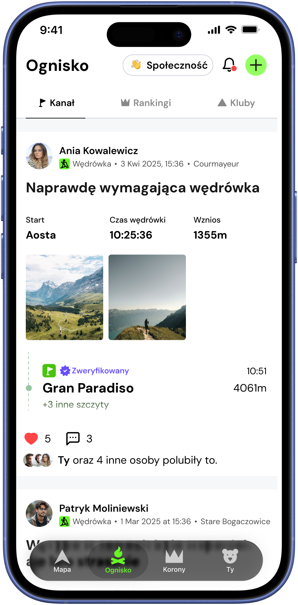 Prezentacja aplikacji Peakme