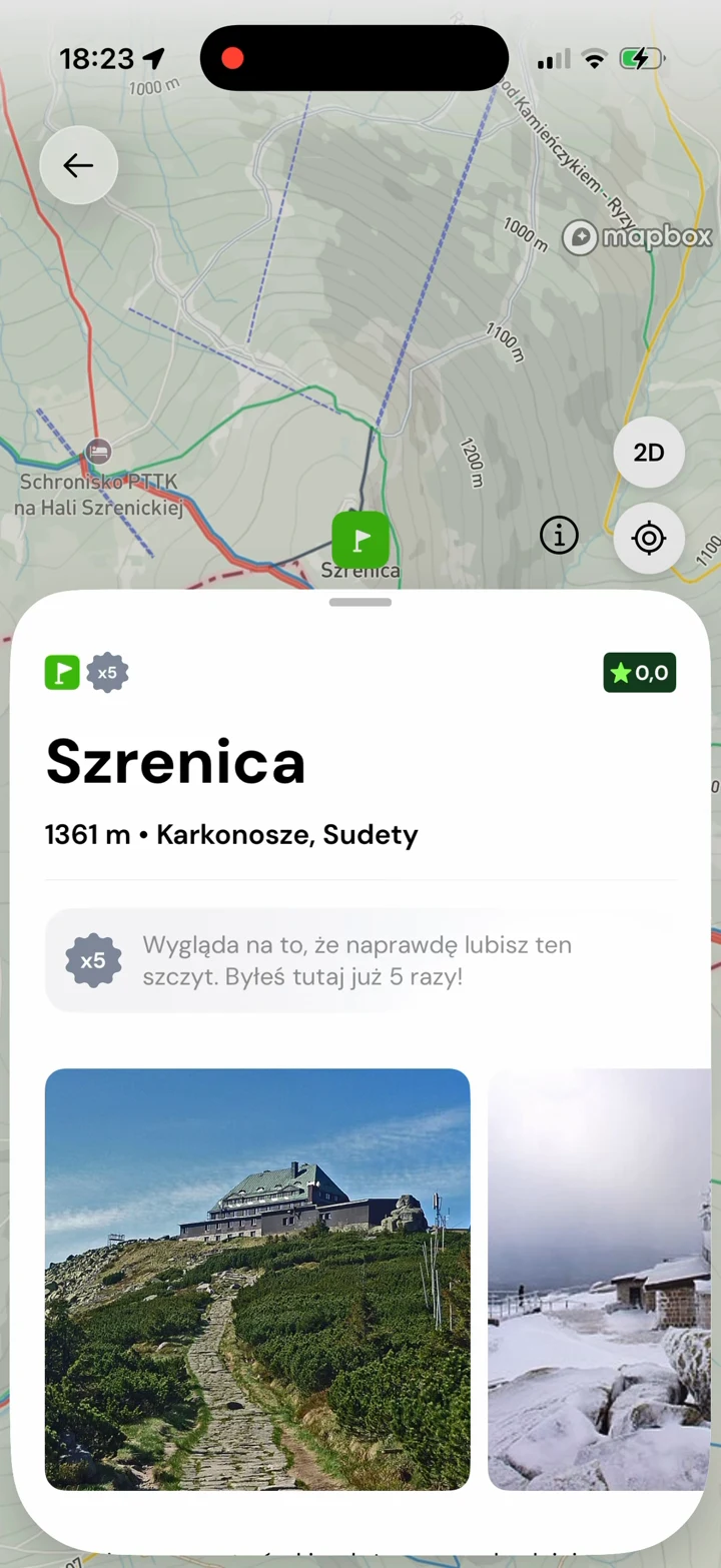 Prezentacja aplikacji Peakme